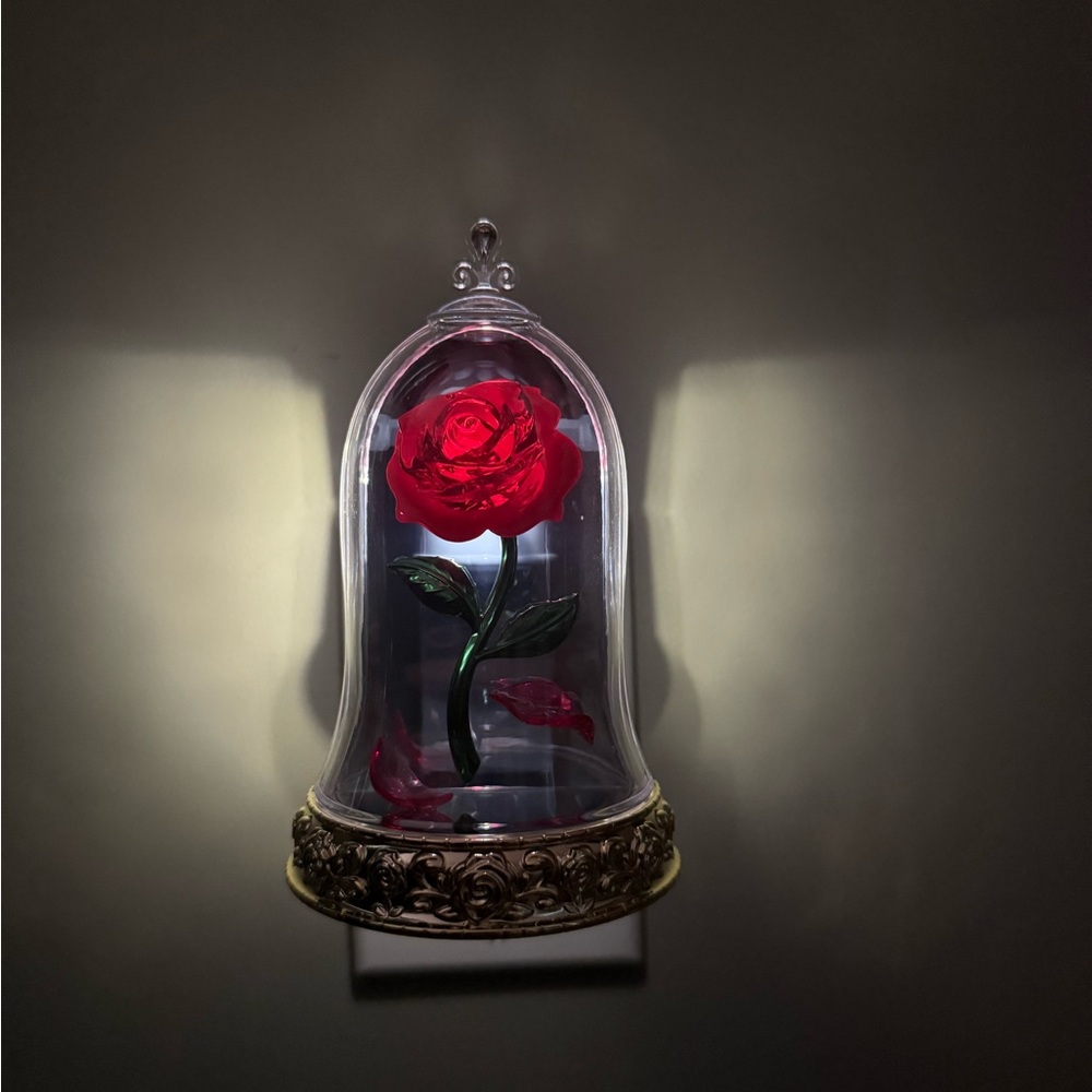Beauty and the Beast Bath & Body Works Collab Enchanted Rose in Glass Dome